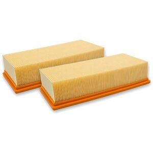 vhbw - the clever way - 2x flat pleated filter compatible with Kärcher NT 75/2 Ap Me Tc vacuum cleaner vhbw - the clever way - 2x flat pleated filter compatible with Kärcher NT 75/2 Ap Me Tc vacuum cleaner