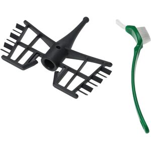 Accessoires vhbw pour robot de cuisine Silvercrest Monsieur Cuisine Connect - Fouet papillon + brosse, gris foncé Accessoires vhbw pour robot de cuisine Silvercrest Monsieur Cuisine Connect - Fouet papillon + brosse, gris foncé