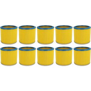 vhbw - 10x Pleated Filter Compatible with Shop-Vac Super 760 - Cartridge Filter - Blue Yellow vhbw - 10x Pleated Filter Compatible with Shop-Vac Super 760 - Cartridge Filter - Blue Yellow