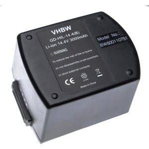 vhbw Battery for Hilti 429788, 14.4V, 3000mAh - Battery vhbw Battery for Hilti 429788, 14.4V, 3000mAh - Battery
