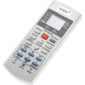 vhbw Panasonic Air Conditioner Remote - White - Universal Control vhbw Panasonic Air Conditioner Remote - White - Universal Control
