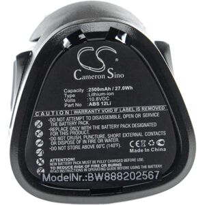 vhbw Lux Tools Battery - High Capacity 10.8V Li-Ion - Black vhbw Lux Tools Battery - High Capacity 10.8V Li-Ion - Black