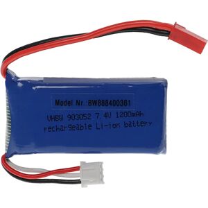 Vhbw Battery - Model Making - 1200mAh, 7.4V, Li-Polymer - Racing Cars Vhbw Battery - Model Making - 1200mAh, 7.4V, Li-Polymer - Racing Cars