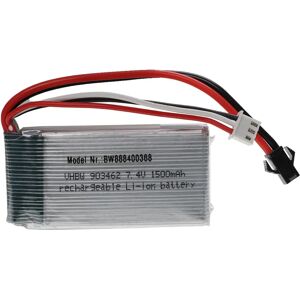 vhbw Battery - 1500mAh 7.4V Li-Polymer for Model Making - SM-2P vhbw Battery - 1500mAh 7.4V Li-Polymer for Model Making - SM-2P