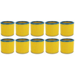 vhbw 10x Pleated Vacuum Filter - Blue/Yellow - Vacuum Filter vhbw 10x Pleated Vacuum Filter - Blue/Yellow - Vacuum Filter
