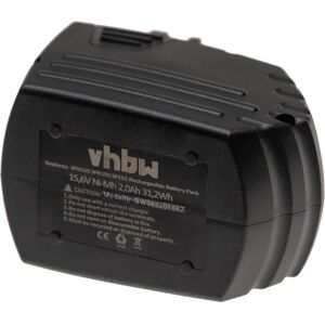 Batería vhbw NiMH 15,6V 2000mAh para herramientas Hilti SF150 SF151 SFH151 Batería vhbw NiMH 15,6V 2000mAh para herramientas Hilti SF150 SF151 SFH151