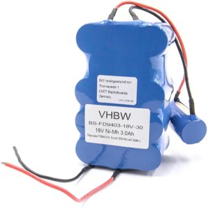 vhbw Battery for Bosch Vacuum - 3000mAh, 18V NiMH vhbw Battery for Bosch Vacuum - 3000mAh, 18V NiMH