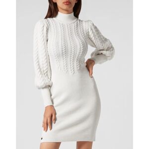 Philipp Plein Strickkleid Weiß L - Dress Philipp Plein Strickkleid Weiß L - Dress