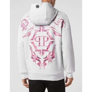 Philipp Plein Chrome Wit Hoodie - Sweatshirt Philipp Plein Chrome Wit Hoodie - Sweatshirt