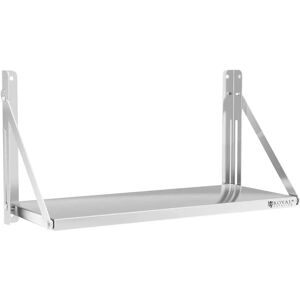 Étagère Murale Royal Catering - pliable - design de bar - 80 x 30 cm - acier inoxydable - Rangement Cuisine - Publicité Étagère Murale Royal Catering - pliable - design de bar - 80 x 30 cm - acier inoxydable - Rangement Cuisine - Publicité
