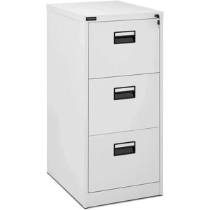 Fromm & Starck Gray Metal File Cabinet - 3 Drawers - 125kg - Office Storage Fromm & Starck Gray Metal File Cabinet - 3 Drawers - 125kg - Office Storage