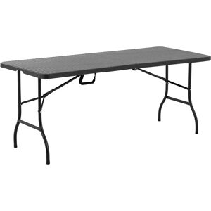 Royal Catering Opvouwbare Tafel - 1830x750x740mm - Zwart - Binnen/Buiten Royal Catering Opvouwbare Tafel - 1830x750x740mm - Zwart - Binnen/Buiten