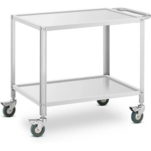 Royal Catering RCGW 12 Stal nierdzewna wózek serwisowy - 2 półki - 80x57cm - 100kg Royal Catering RCGW 12 Stal nierdzewna wózek serwisowy - 2 półki - 80x57cm - 100kg