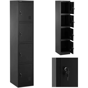 Fromm & Starck Lockable Metal Locker - 4 Compartments - Supports 80kg Fromm & Starck Lockable Metal Locker - 4 Compartments - Supports 80kg