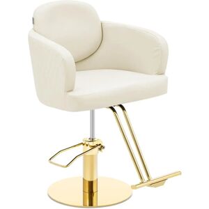 PHYSA Winsford creme & guld salonstol - Justerbar, 200kg support PHYSA Winsford creme & guld salonstol - Justerbar, 200kg support