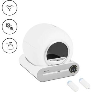 Caja de Arena Autolimpiable Wiesenfield - Control por App - Ø 25 cm - Esterilización por Plasma Caja de Arena Autolimpiable Wiesenfield - Control por App - Ø 25 cm - Esterilización por Plasma