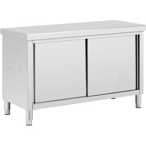 Royal Catering Stainless Steel Kitchen Cabinet - 140x60 cm - 500 kg - ECO - RCSSCB-140X60-H Royal Catering Stainless Steel Kitchen Cabinet - 140x60 cm - 500 kg - ECO - RCSSCB-140X60-H