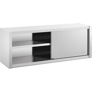 Royal Catering Stainless Steel Wall Cabinet - 160 x 45 cm - Storage for Kitchen Royal Catering Stainless Steel Wall Cabinet - 160 x 45 cm - Storage for Kitchen