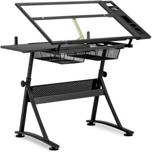 Table de Dessin Professionnelle Fromm & Starck - 120x60 cm - Inclinable - Plateau en Verre - Noir - Publicité Table de Dessin Professionnelle Fromm & Starck - 120x60 cm - Inclinable - Plateau en Verre - Noir - Publicité