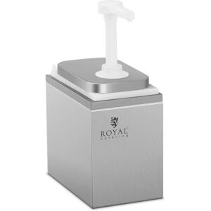 Royal Catering Modell RCDI-2L - Allsidig rustfritt stål krydd- og sausdispenser Royal Catering Modell RCDI-2L - Allsidig rustfritt stål krydd- og sausdispenser