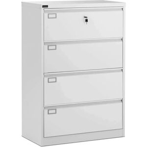 Fromm & Starck Gray Metal Filing Cabinet - 132 cm - 4 Drawers - Office Storage Fromm & Starck Gray Metal Filing Cabinet - 132 cm - 4 Drawers - Office Storage