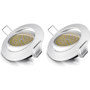 Brandson LED Einbaustrahler - Schwenkbar, Dimmbar, 120° Brandson LED Einbaustrahler - Schwenkbar, Dimmbar, 120°