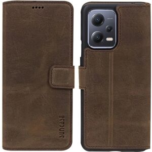 Suncase Xiaomi Redmi Note 12 Pro 5g Leather Cover - Antique Brown Suncase Xiaomi Redmi Note 12 Pro 5g Leather Cover - Antique Brown