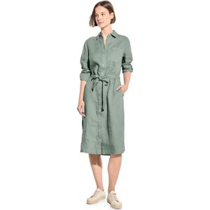 Vestido de lino Cecil M - Manga larga con vuelta - Casual Vestido de lino Cecil M - Manga larga con vuelta - Casual