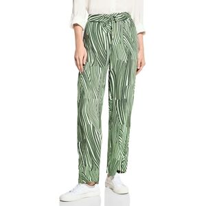 CECIL XL Pantalon Rayé Vert à Coupe Ample - Pantalons - Publicité CECIL XL Pantalon Rayé Vert à Coupe Ample - Pantalons - Publicité