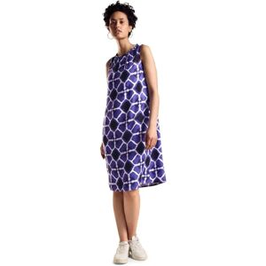 Street One Modell 36 Violett Blau Ärmelloses Leggings - Kleider Street One Modell 36 Violett Blau Ärmelloses Leggings - Kleider