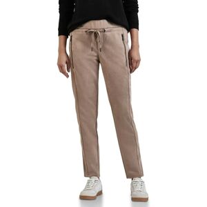 Street One Bonny Velour dragkedja dambyxor - Avslappnad stil Street One Bonny Velour dragkedja dambyxor - Avslappnad stil