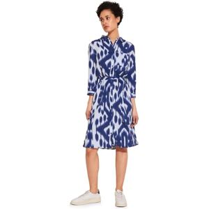 STREET ONE Djupvattenblå linneklänning - Damen Kleid STREET ONE Djupvattenblå linneklänning - Damen Kleid