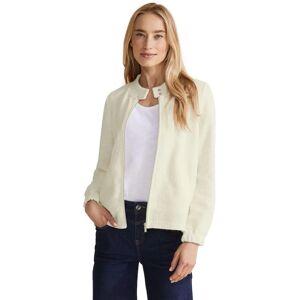 Beige skjortjacka med lång ärm och blixtlås - Street One Beige skjortjacka med lång ärm och blixtlås - Street One