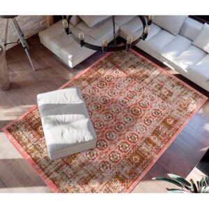 Tapis vintage Kayoom Ariya 625 - Tissage plat, Rouge - Publicité Tapis vintage Kayoom Ariya 625 - Tissage plat, Rouge - Publicité