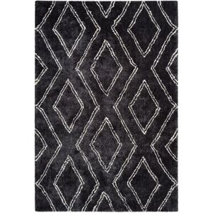 Me Gusta Orlando 225 Grauer Teppich - Hochflor Retro-Design Me Gusta Orlando 225 Grauer Teppich - Hochflor Retro-Design