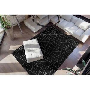 Kayoom Bijou 125 Noir Argent Tapis à poils longs - Tapis - Publicité Kayoom Bijou 125 Noir Argent Tapis à poils longs - Tapis - Publicité
