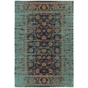Tapis Vintage Charme 225 Bleu - Kayoom - Publicité Tapis Vintage Charme 225 Bleu - Kayoom - Publicité