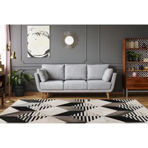 PADIRO Lavin 425 leren patchwork tapijt - Duurzaam, Rechthoekig PADIRO Lavin 425 leren patchwork tapijt - Duurzaam, Rechthoekig