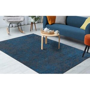 Kayoom Kalevi 200 Teppich - Blau Flachgewebe Wohnzimmer & Esszimmer Kayoom Kalevi 200 Teppich - Blau Flachgewebe Wohnzimmer & Esszimmer