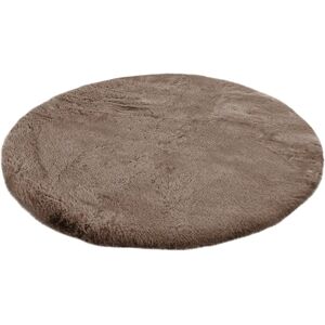 KAYOOM Hasenfell Badematte Beige Rund - Badmatte KAYOOM Hasenfell Badematte Beige Rund - Badmatte