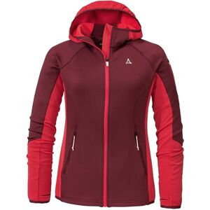 Schöffel Dark Burgundy Fleece Hoody - Trekking Fleece for Women Schöffel Dark Burgundy Fleece Hoody - Trekking Fleece for Women
