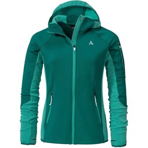 Schöffel Green Model - 4D Body Mapping Fleece Hoody - Trekking Wear Schöffel Green Model - 4D Body Mapping Fleece Hoody - Trekking Wear
