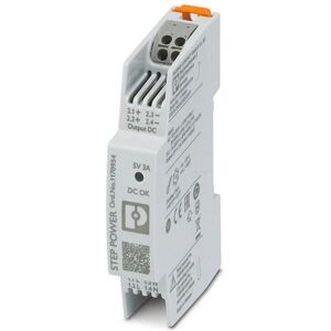 Phoenix Contact STEP3-PS/1AC/5DC/3/PT Power Supply - 5V/3A DIN Rail Phoenix Contact STEP3-PS/1AC/5DC/3/PT Power Supply - 5V/3A DIN Rail