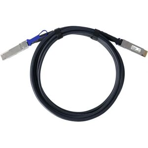 Câble fibre optique BlueOptics QDD-400-CU2M-BL 2 m QSFP-DD Noir - Publicité Câble fibre optique BlueOptics QDD-400-CU2M-BL 2 m QSFP-DD Noir - Publicité