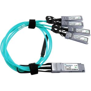 Câble à fibres optiques Aqua BlueOptics 100G-AOC-QSFP4SFP5M-TA InfiniBand Câble à fibres optiques Aqua BlueOptics 100G-AOC-QSFP4SFP5M-TA InfiniBand