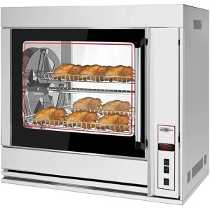 GGM Gastro - Elektrische draaidraai kippengrill - 10kW - 7 manden - Zilver GGM Gastro - Elektrische draaidraai kippengrill - 10kW - 7 manden - Zilver