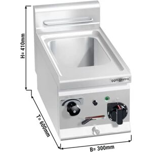GGM Gastro - Cuiseur de pâtes électrique 11 L 3,5 kW Argent GGM Gastro - Cuiseur de pâtes électrique 11 L 3,5 kW Argent