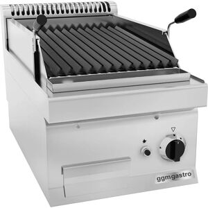 GGM Gastro - Gasbarbecue - Lava steen - 5,5 kW - Zilver GGM Gastro - Gasbarbecue - Lava steen - 5,5 kW - Zilver