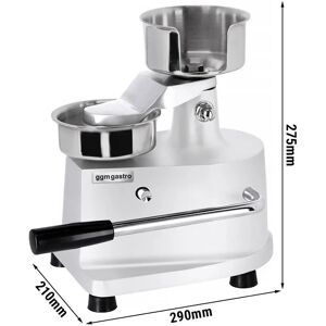 GGM Gastro - HMH100 - 100 mm - roestvrij staal - Hamburgermachine GGM Gastro - HMH100 - 100 mm - roestvrij staal - Hamburgermachine