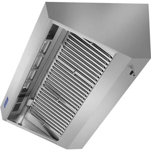 Wandafzuigkap GGM Gastro - 2800mm - Zilver - Motor, Filters & Lamp Wandafzuigkap GGM Gastro - 2800mm - Zilver - Motor, Filters & Lamp